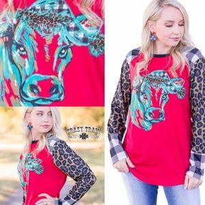Christmas Crazy Train Mooey Santa XL 2X 3X